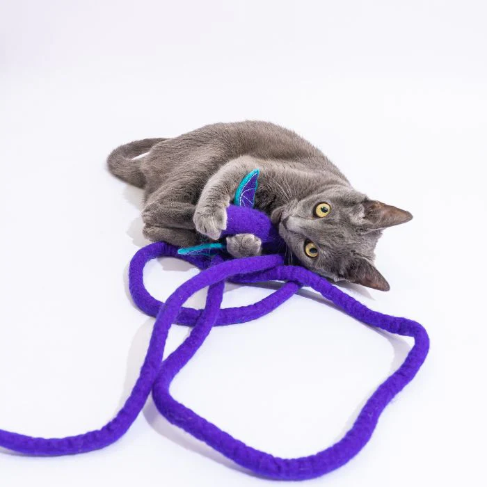 Catch a Mouse by the Tail - Wool Cat Toy - Image 14