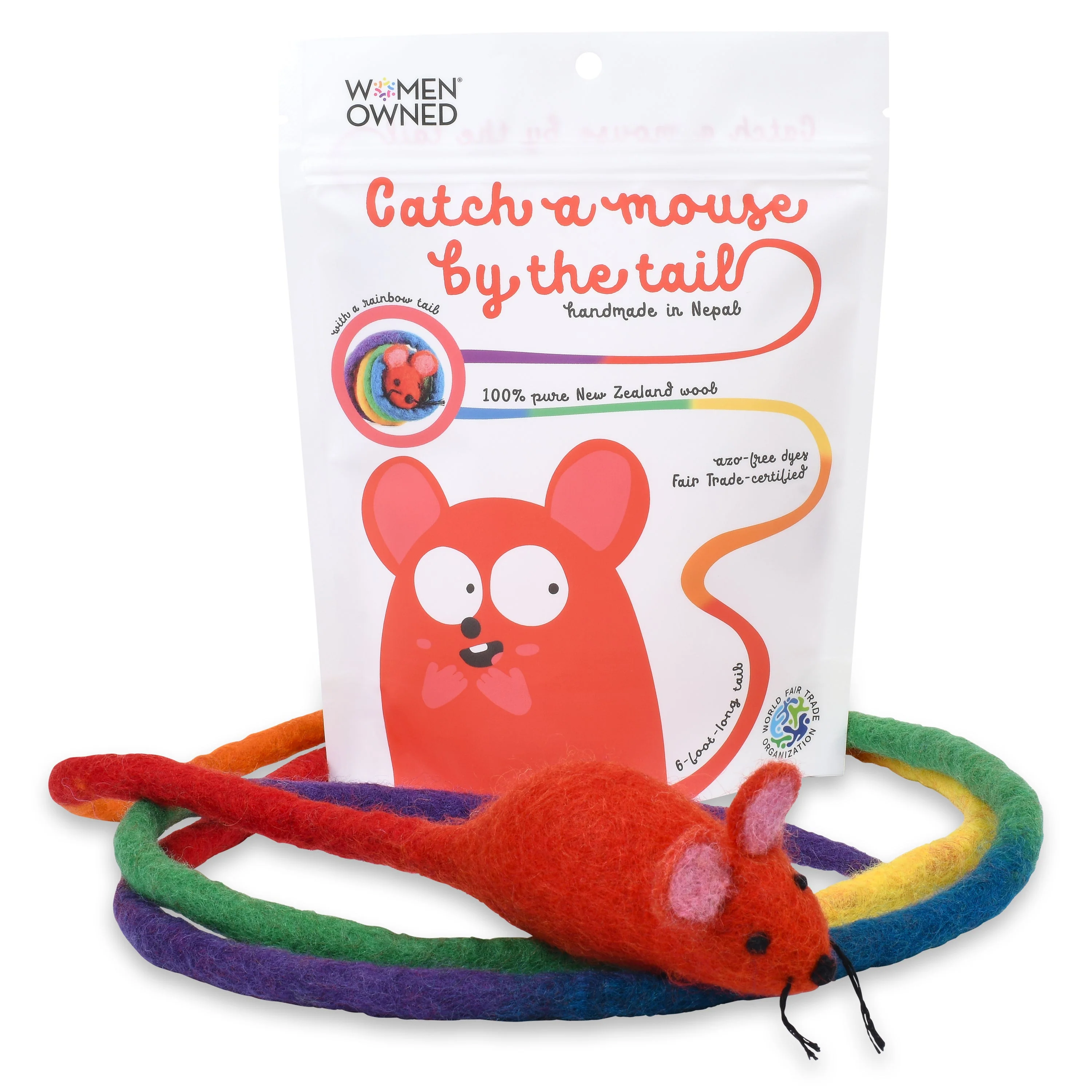 Catch a Mouse by the Tail - Wool Cat Toy - Image 23
