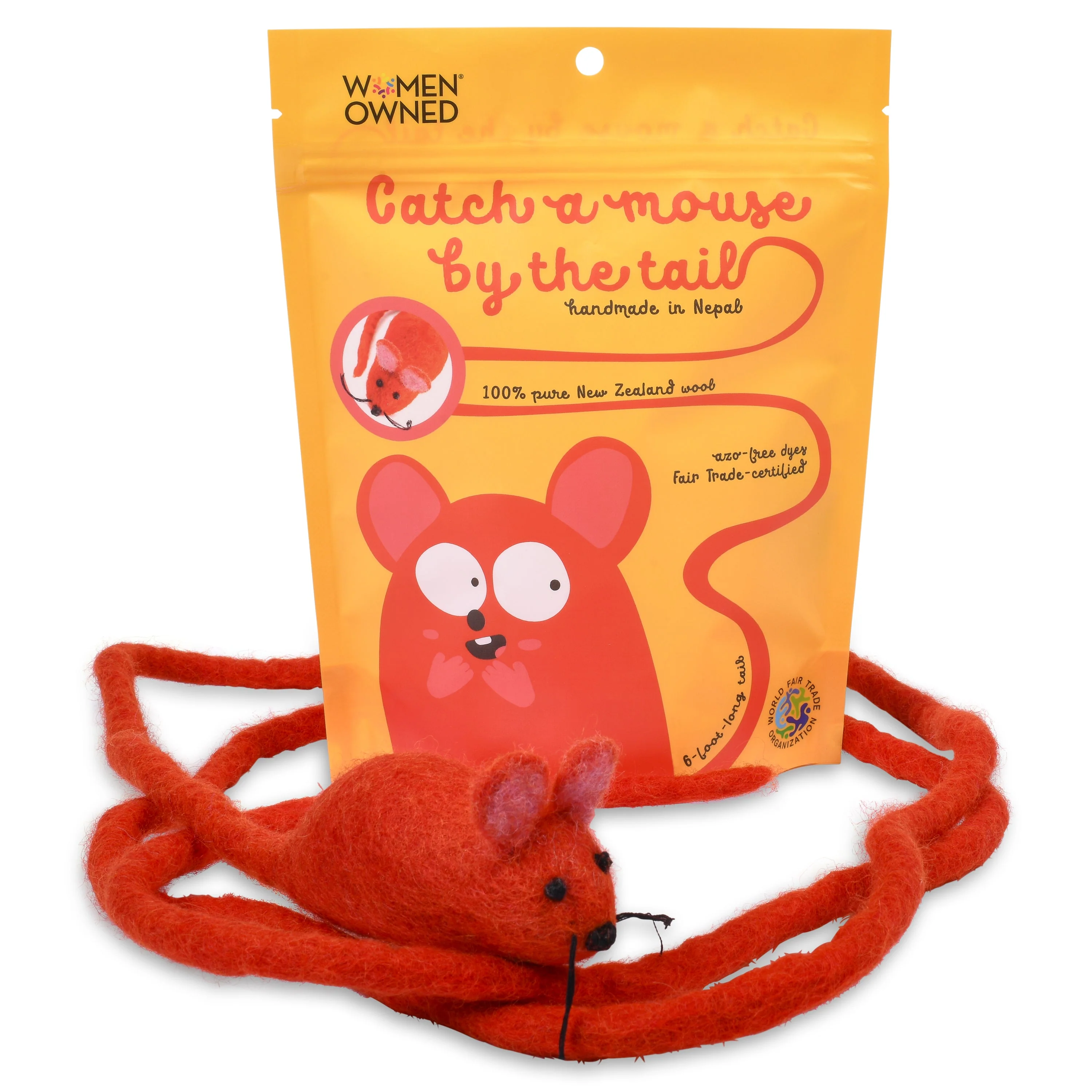 Catch a Mouse by the Tail - Wool Cat Toy - Image 25