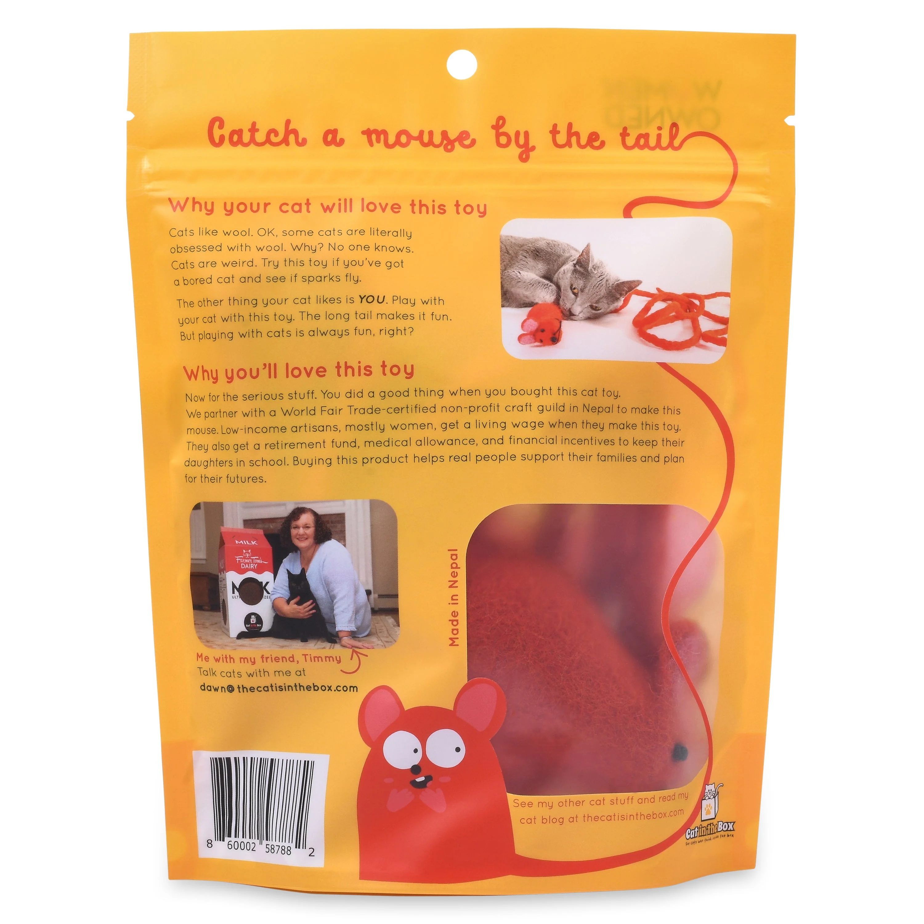 Catch a Mouse by the Tail - Wool Cat Toy - Image 26