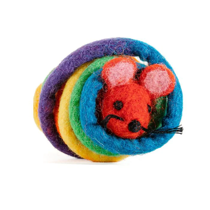 Catch a Mouse by the Tail - Wool Cat Toy - Image 4