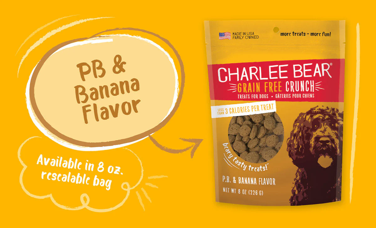 Charlee Bear Grain Free Crunchy Treats  - 8 oz - Image 2