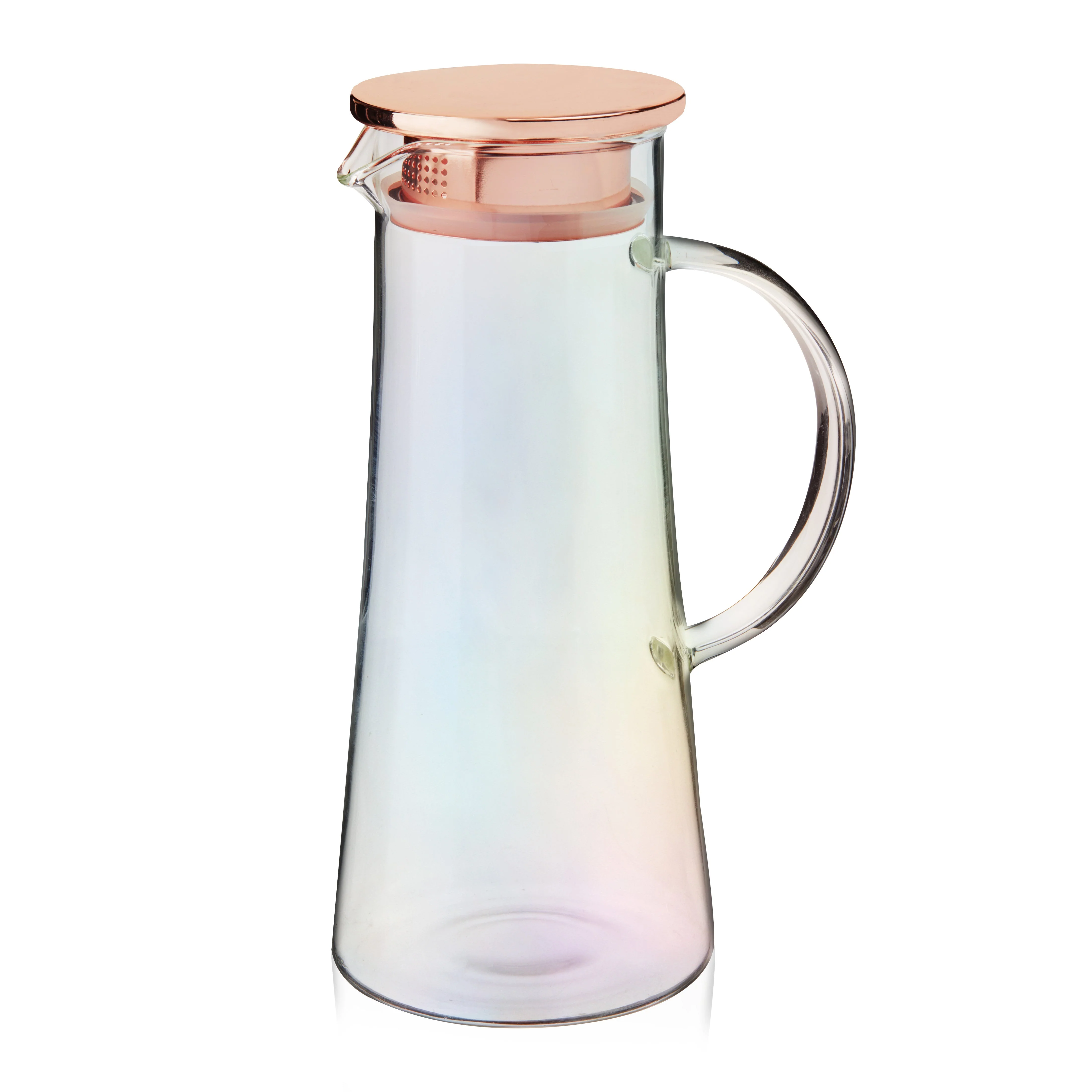 Charlie Iridescent Glass Iced Tea Carafe - Image 4