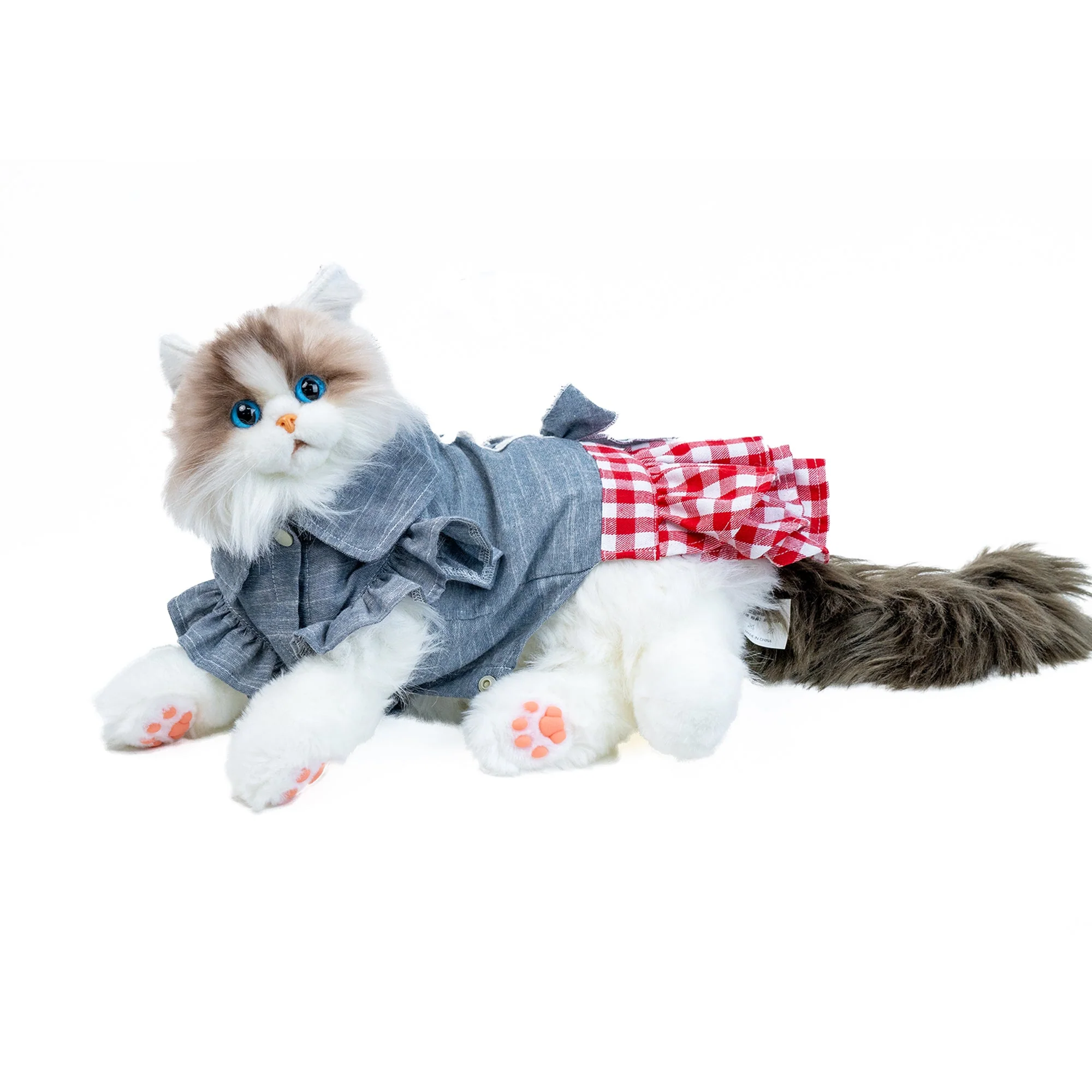 Checkerboard Skirt Red White for Cat Dog & Pet - Image 2