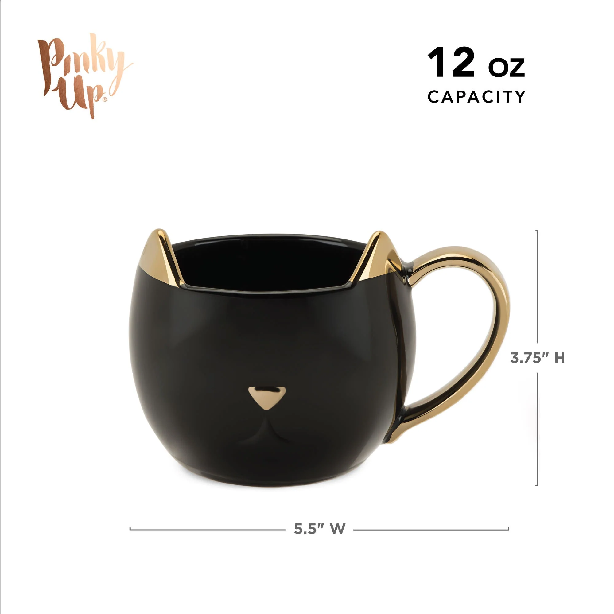 Chloe Black Cat Mug - Image 5