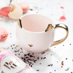Chloe Pink Cat Mug - Image 3