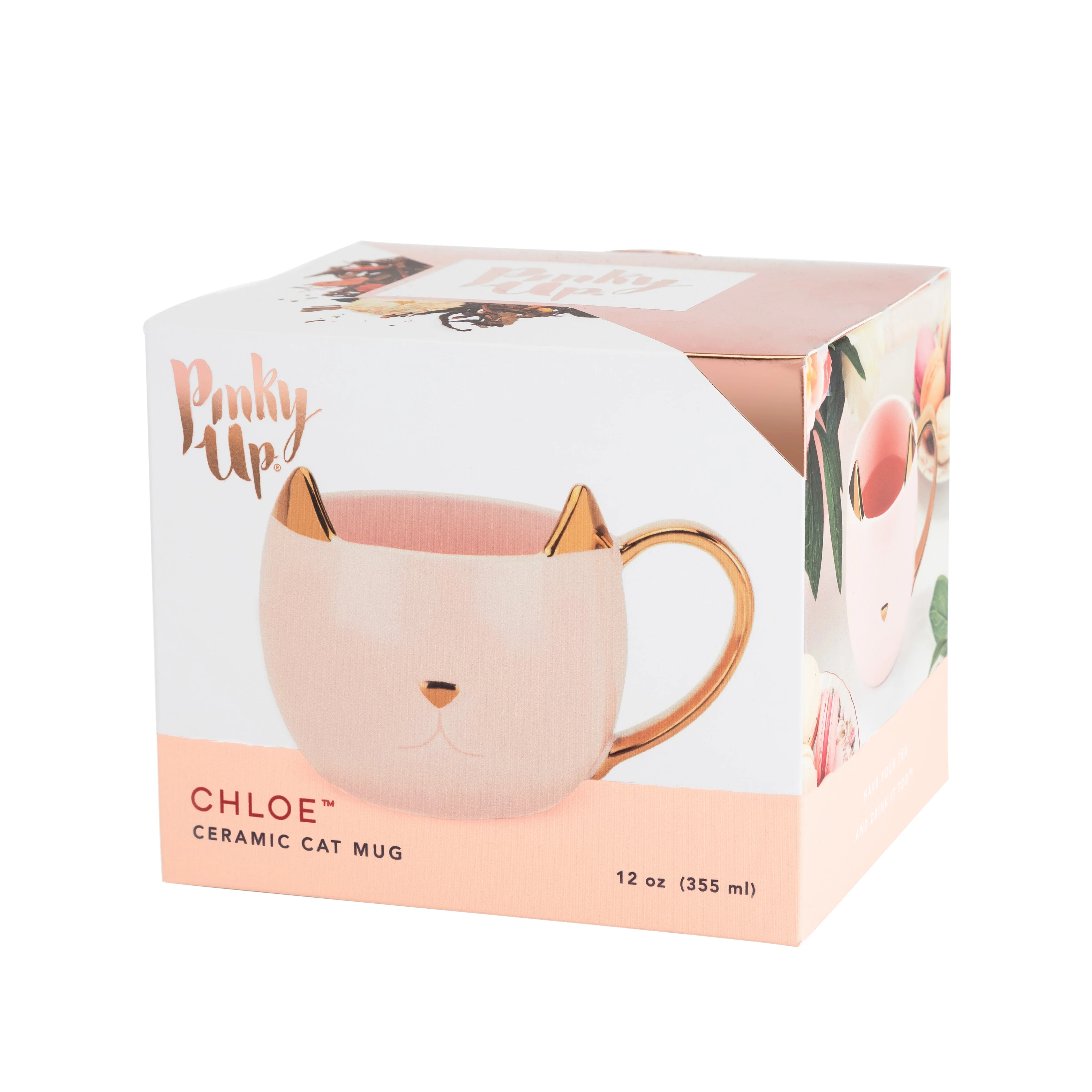 Chloe Pink Cat Mug - Image 7