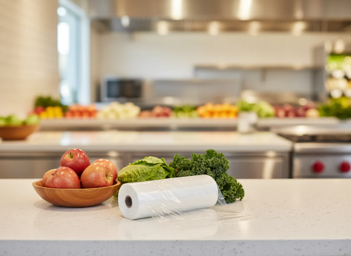 Clear Produce Bags - Roll of 100 Bags - 14" x 17" - Image 2