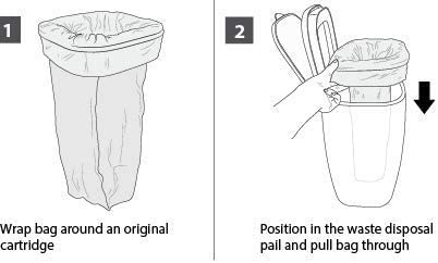Compostable Litter Genie* & Litter Locker* Compatible Disposal Pail Liners - Image 4