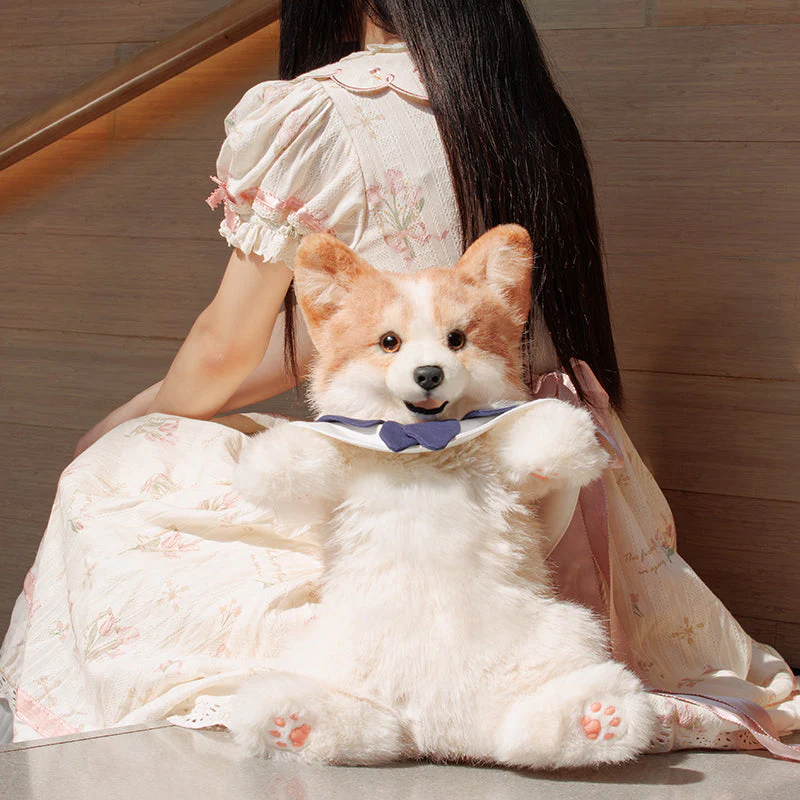Corgi Backpack – Cute Dog Plush Bag for Kids & Pet Fans - Image 10