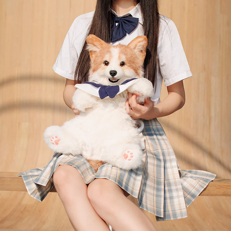 Corgi Backpack – Cute Dog Plush Bag for Kids & Pet Fans - Image 3