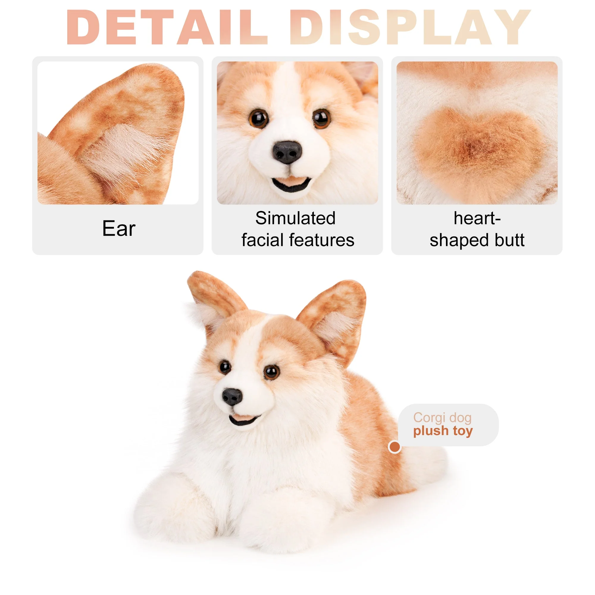 Corgi Dog Plush – Soft Gift for Dog Lovers & Kids - Image 10