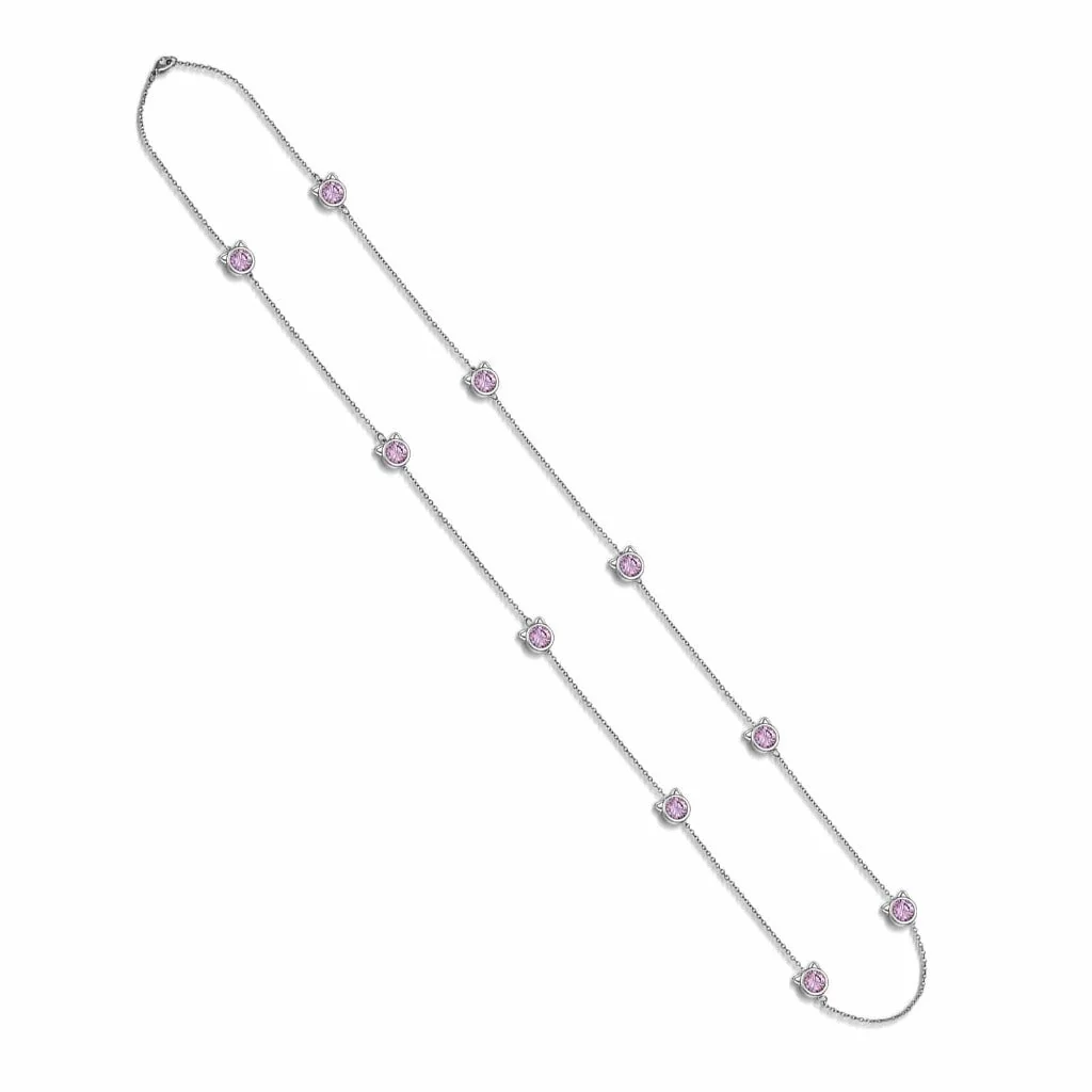 Crystal Cat Station Necklace - Image 7