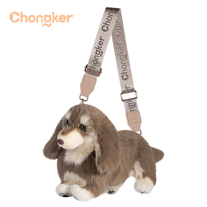 Dachshund Shoulder Bag – Plush Dog Purse for Girls - Image 8