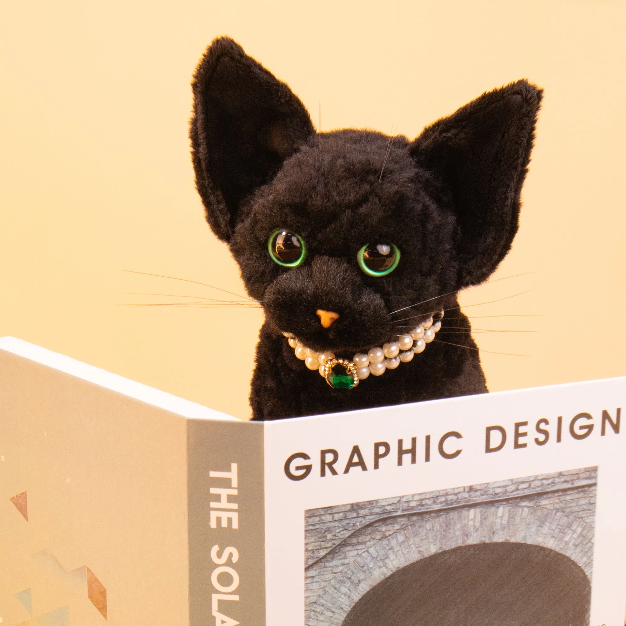 Devon Rex Cat Plush – Handmade Gift for Cat Lovers - Image 3