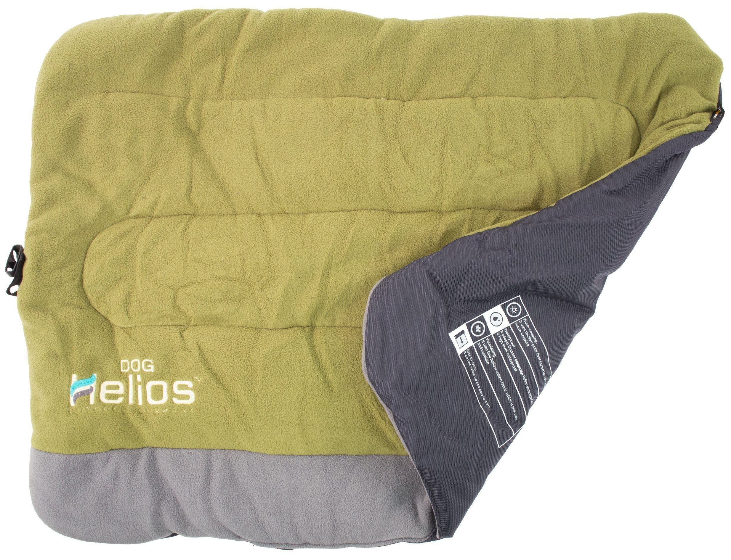 Dog Helios ® 'Combat-Terrain' Cordura-Nyco Reversible Nylon and Fleece Travel Camping Dog Bed - Image 4