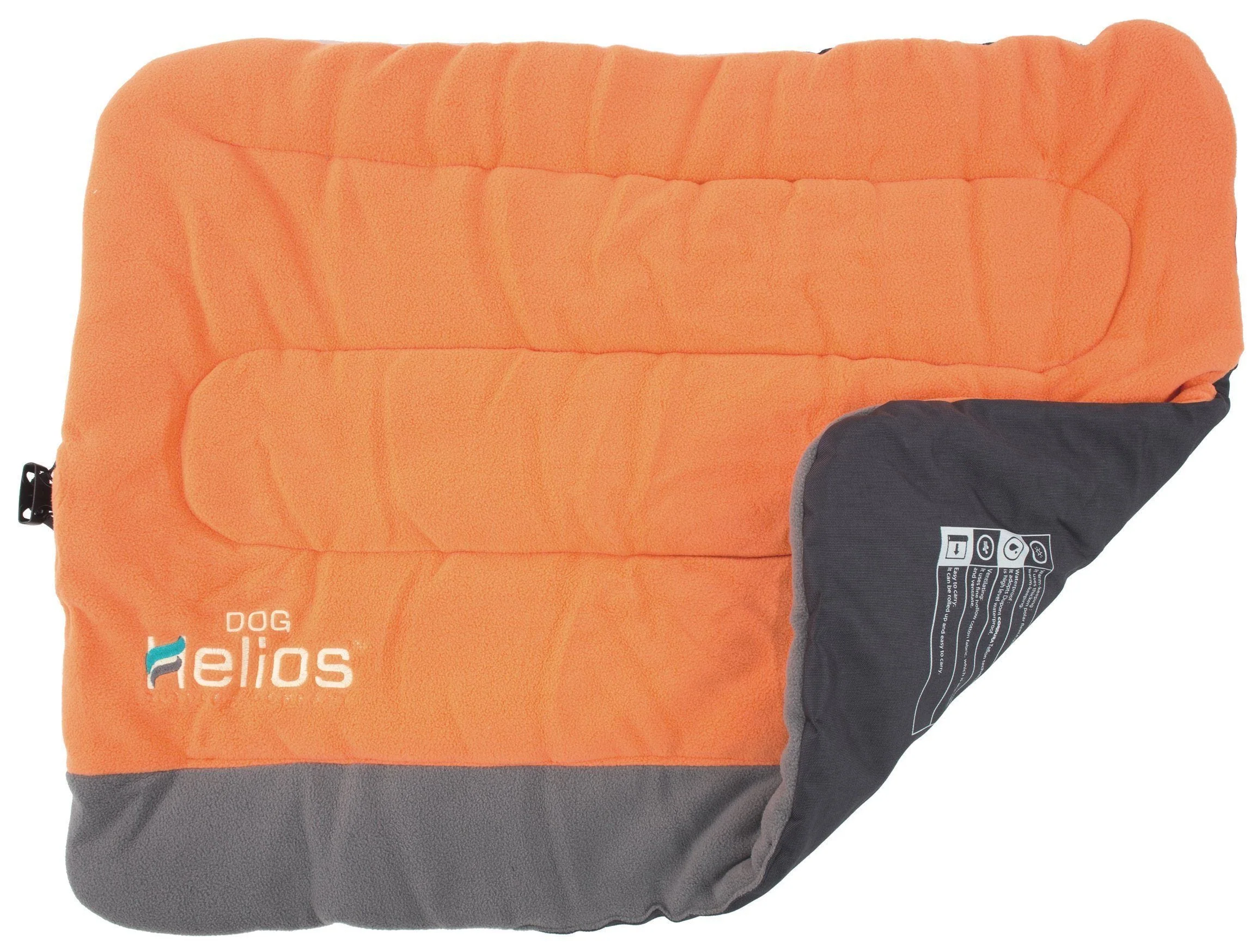 Dog Helios ® 'Combat-Terrain' Cordura-Nyco Reversible Nylon and Fleece Travel Camping Dog Bed - Image 5