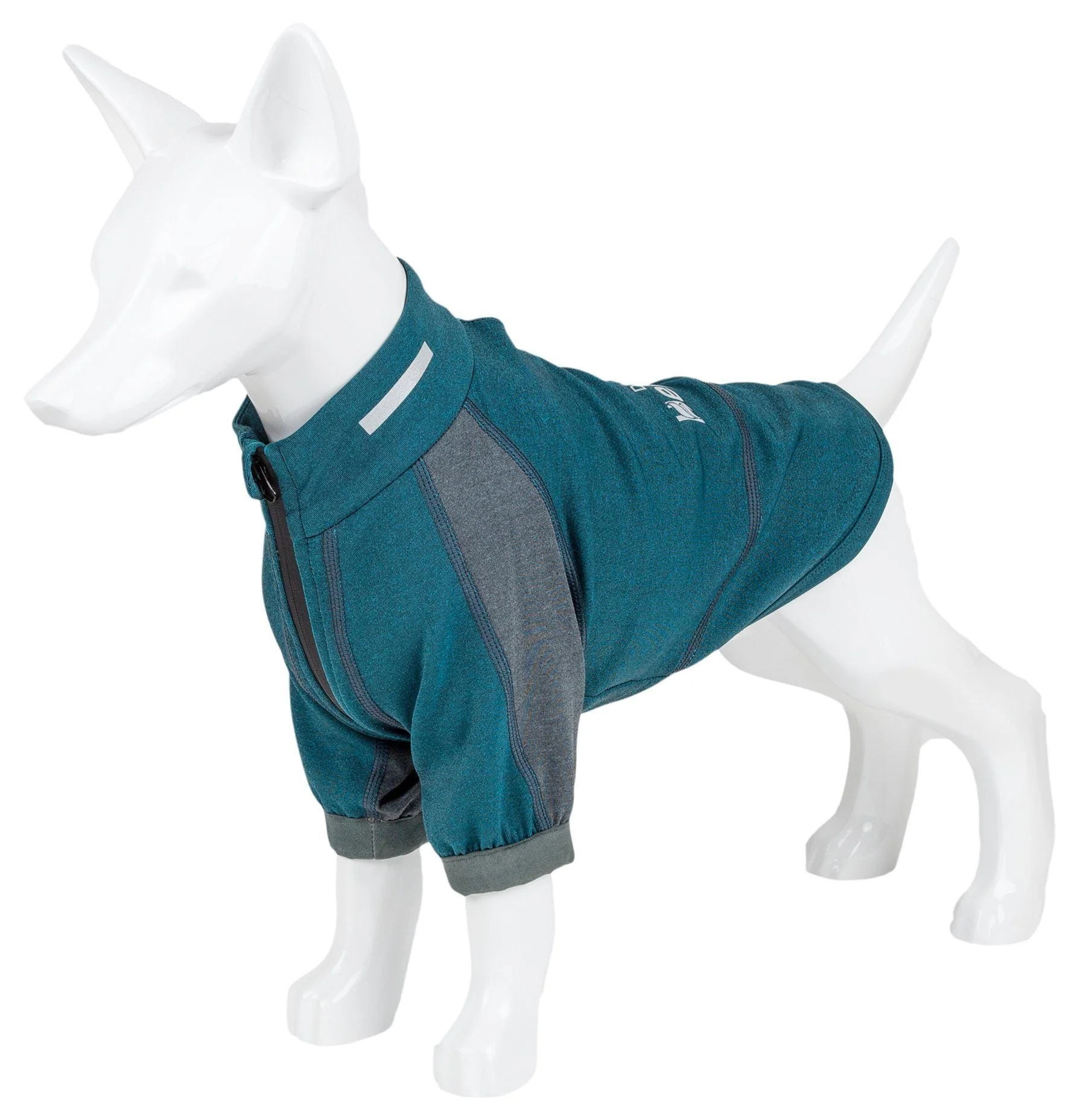 Dog Helios ® 'Eboneflow' Mediumweight 4-Way-Stretch Flexible And Breathable Performance Dog Yoga T-Shirt - Image 7