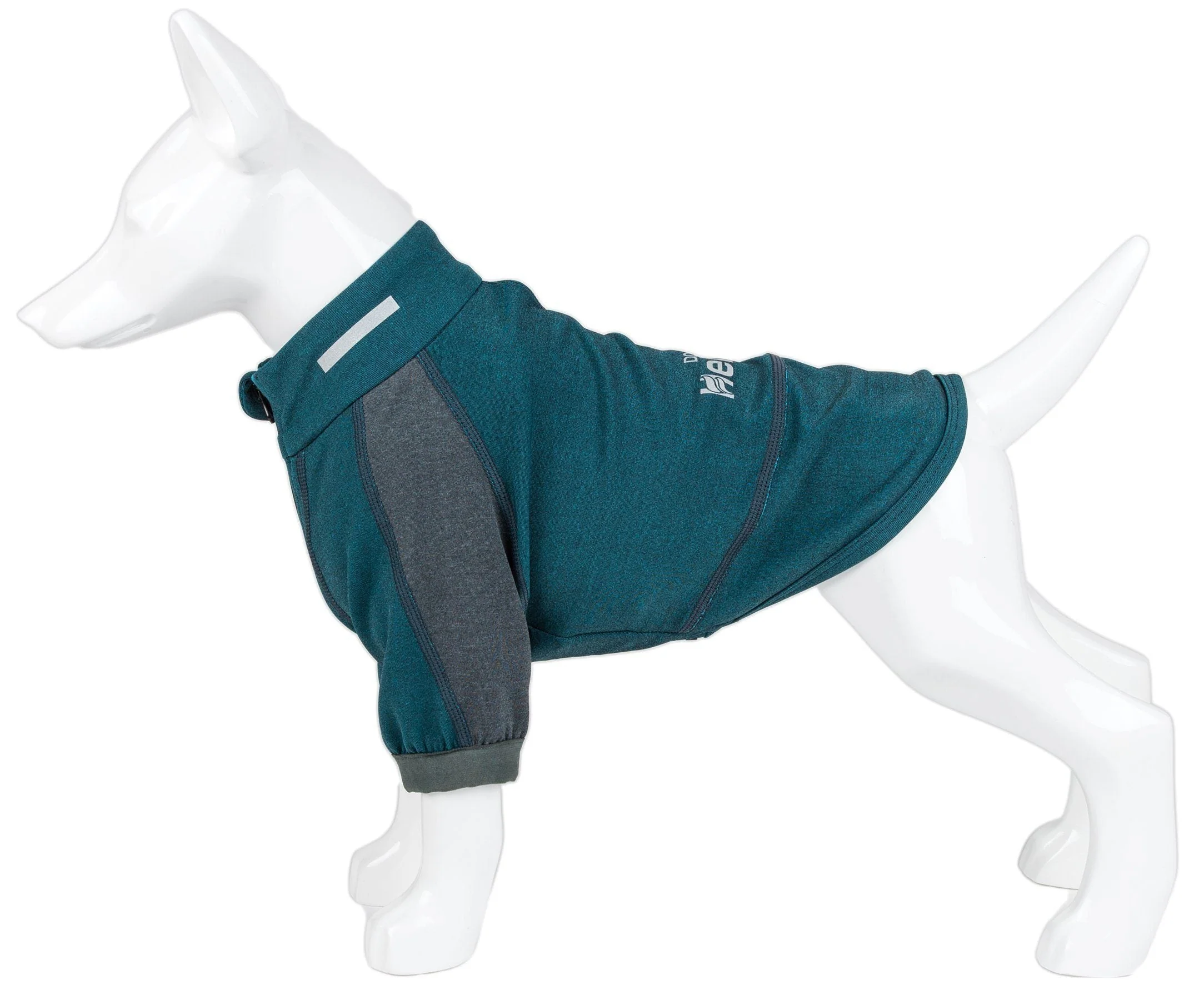 Dog Helios ® 'Eboneflow' Mediumweight 4-Way-Stretch Flexible And Breathable Performance Dog Yoga T-Shirt - Image 9