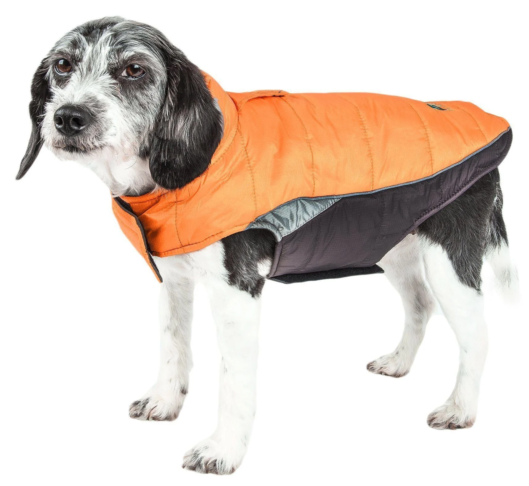 Dog Helios ® Hurricane-Waded Plush 3M Reflective Insulated Winter Dog Coat - Image 2
