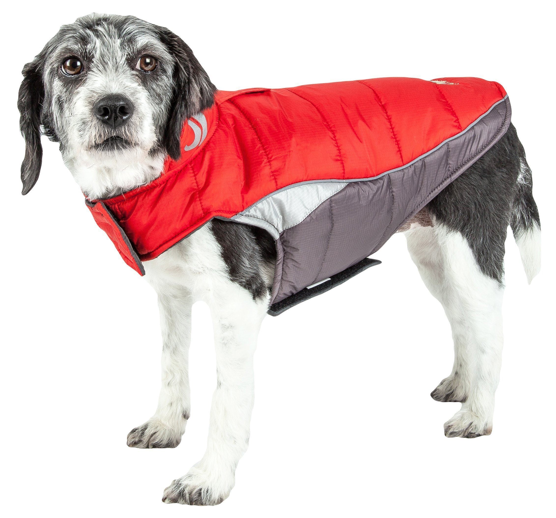 Dog Helios ® Hurricane-Waded Plush 3M Reflective Insulated Winter Dog Coat - Image 4