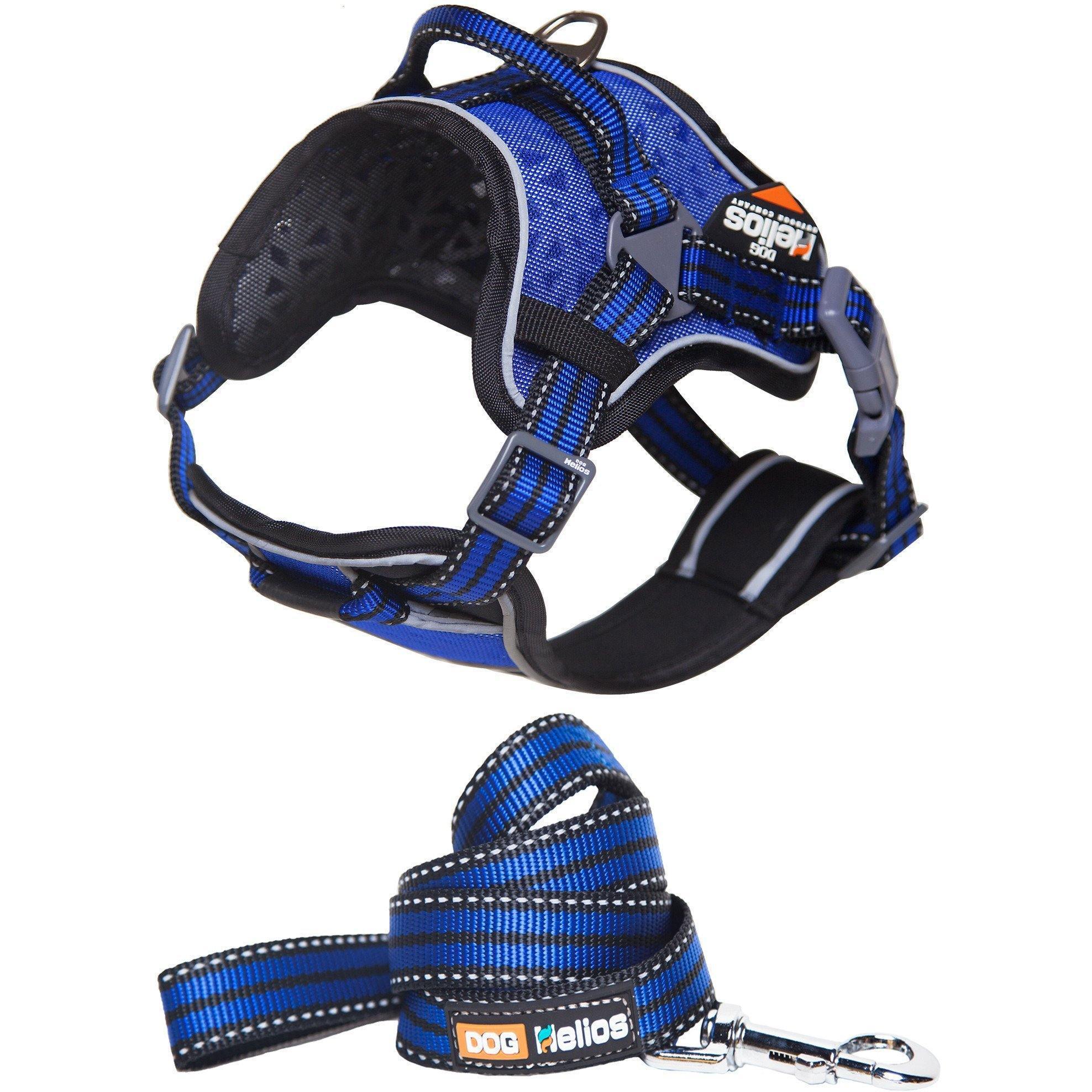 Dog Helios ® 'Journey Wander' Chest Compressive Sporty Adjustable Dog Harness and Leash - Image 6