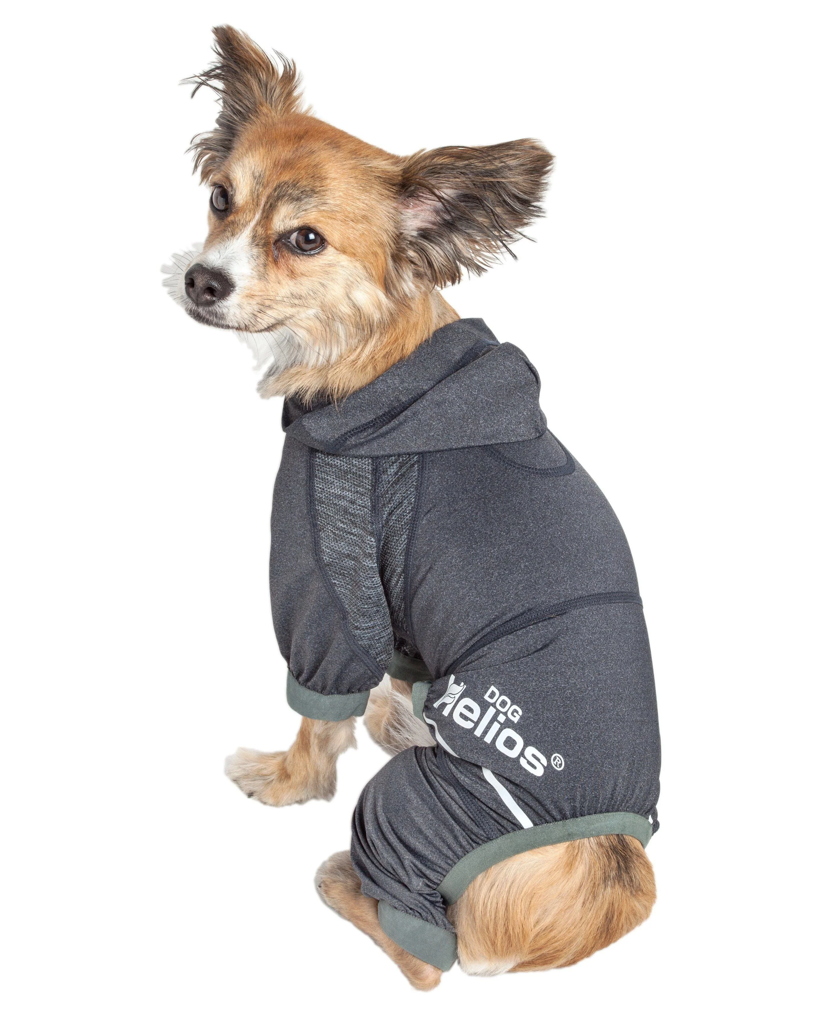 Dog Helios ® 'Namastail' Lightweight 4-Way-Stretch Yoga Performance Dog Tracksuit Hoodie - Image 10