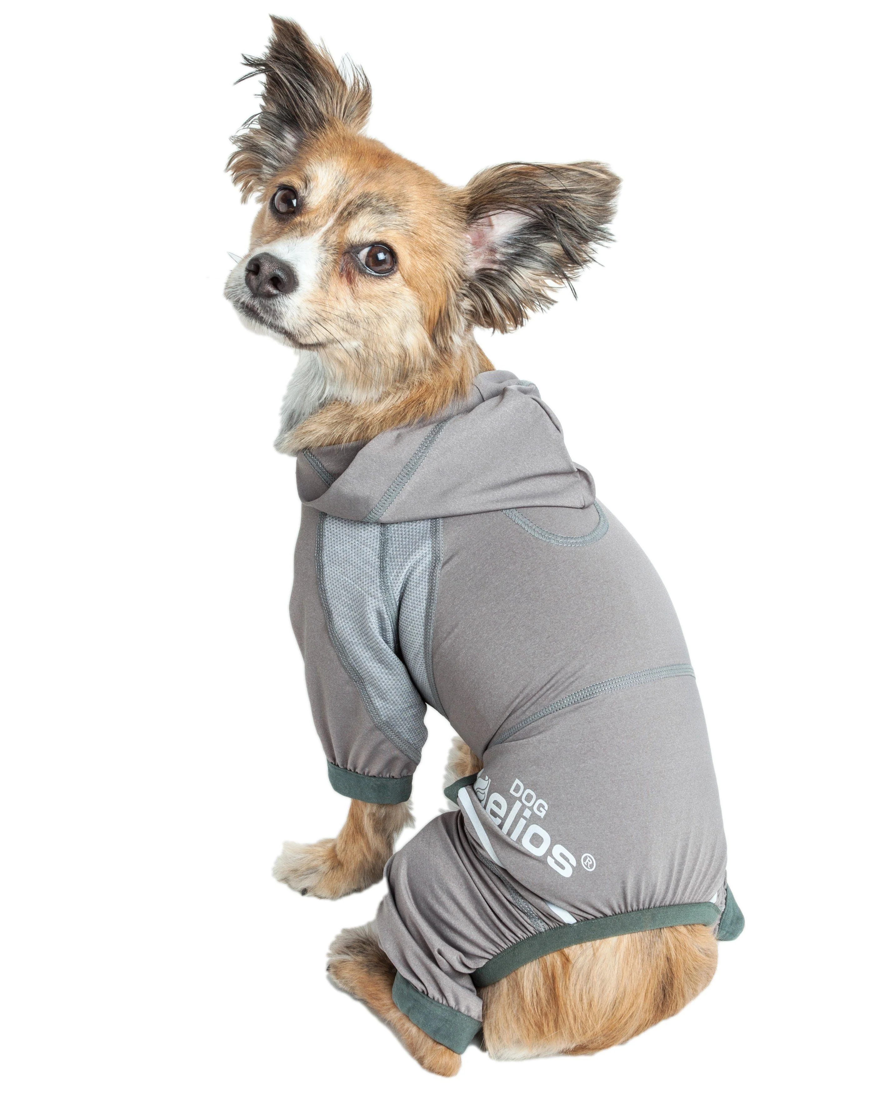 Dog Helios ® 'Namastail' Lightweight 4-Way-Stretch Yoga Performance Dog Tracksuit Hoodie - Image 11
