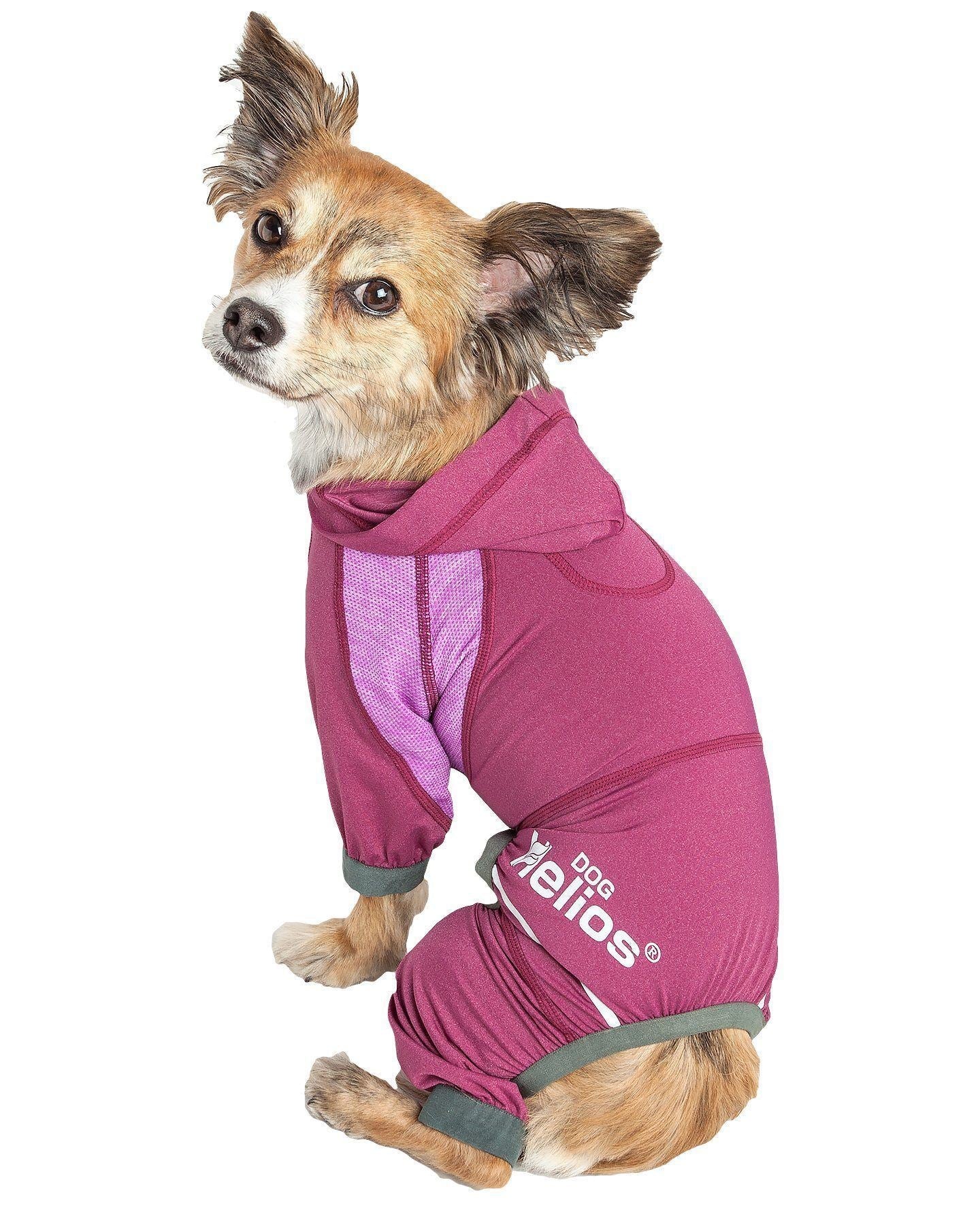 Dog Helios ® 'Namastail' Lightweight 4-Way-Stretch Yoga Performance Dog Tracksuit Hoodie - Image 12