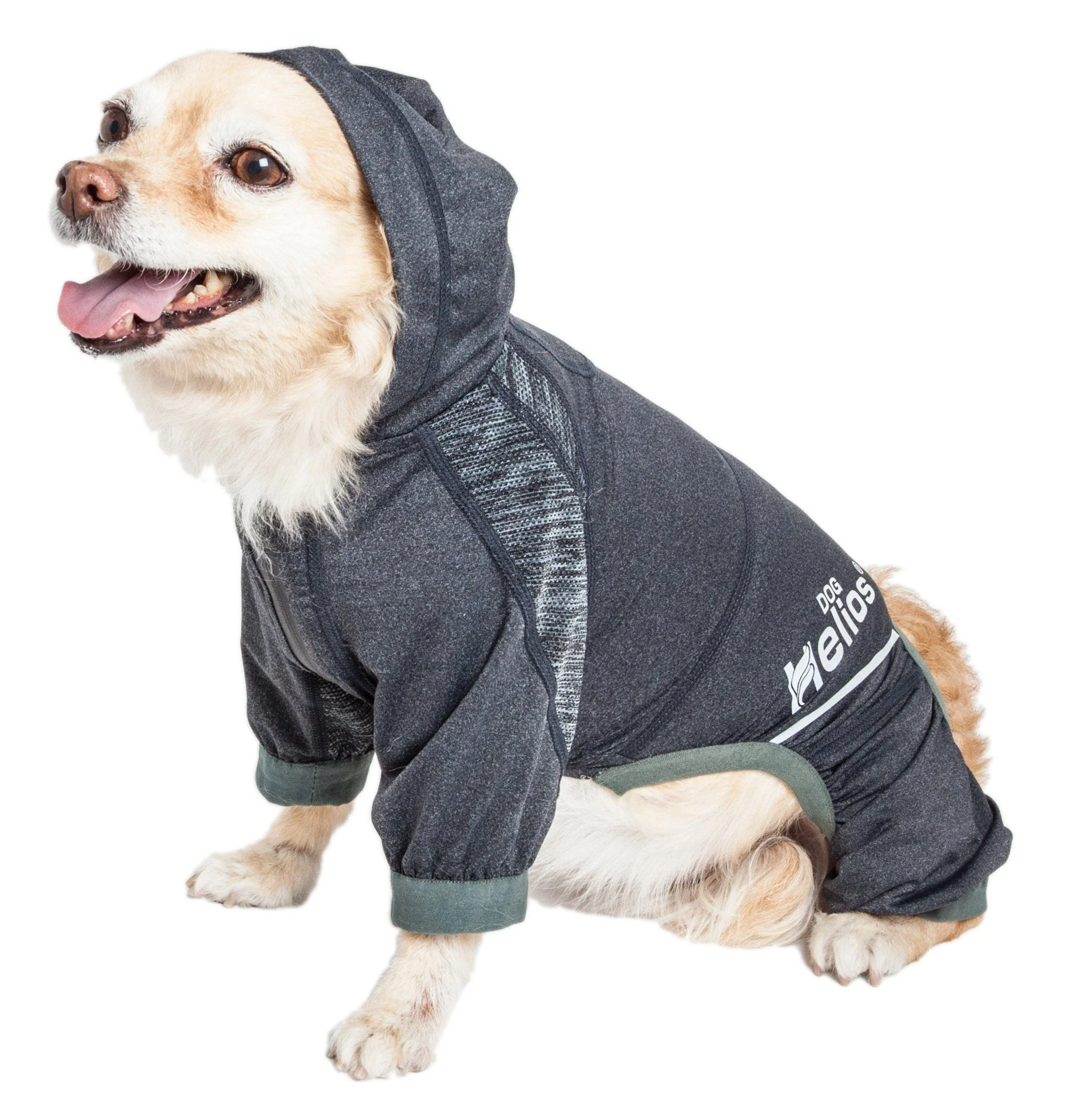 Dog Helios ® 'Namastail' Lightweight 4-Way-Stretch Yoga Performance Dog Tracksuit Hoodie - Image 13
