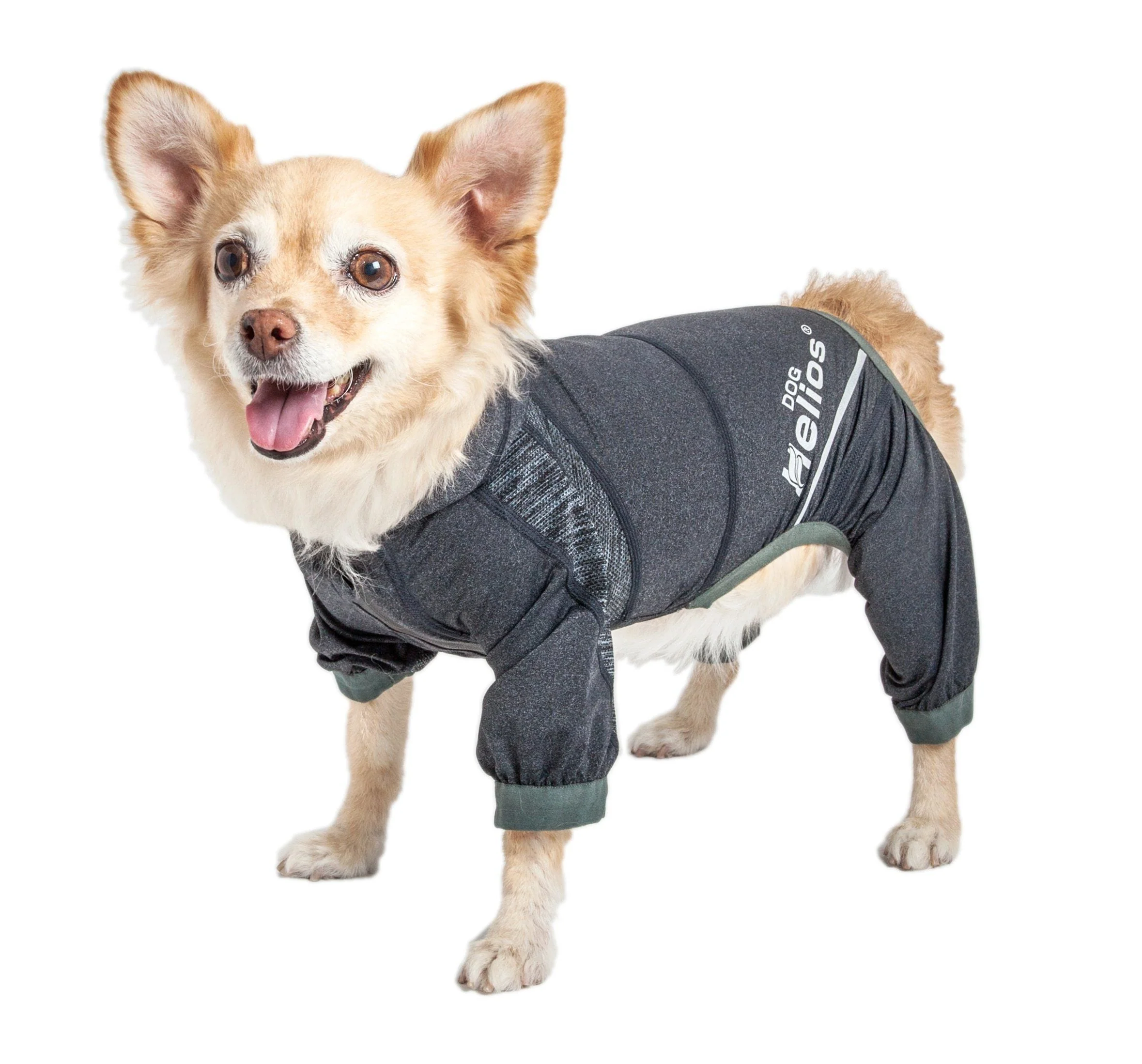 Dog Helios ® 'Namastail' Lightweight 4-Way-Stretch Yoga Performance Dog Tracksuit Hoodie - Image 2