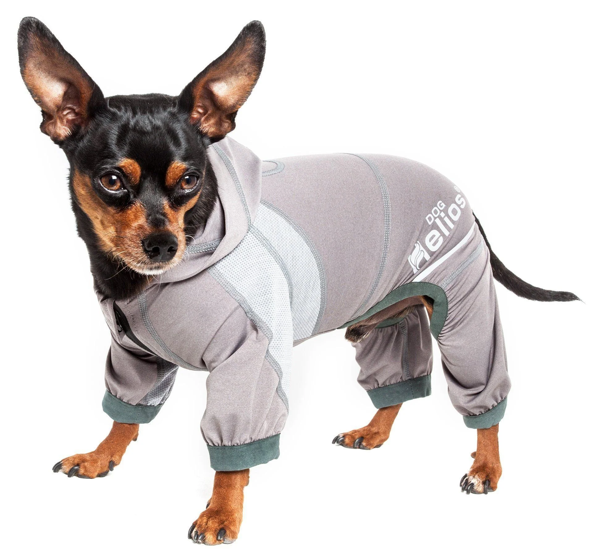 Dog Helios ® 'Namastail' Lightweight 4-Way-Stretch Yoga Performance Dog Tracksuit Hoodie - Image 3