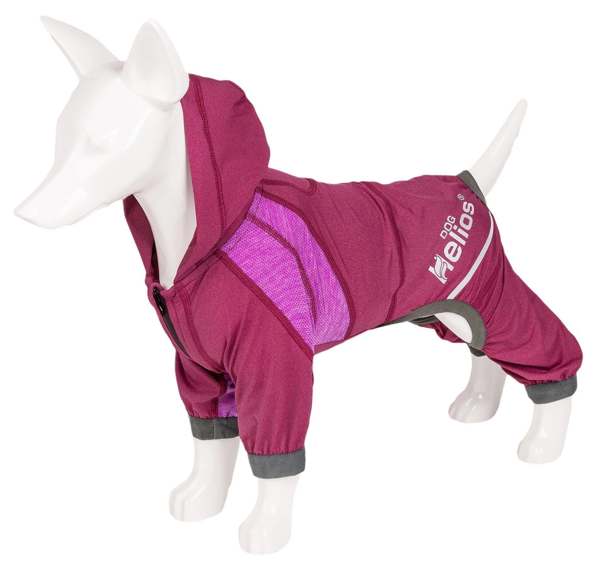 Dog Helios ® 'Namastail' Lightweight 4-Way-Stretch Yoga Performance Dog Tracksuit Hoodie - Image 7
