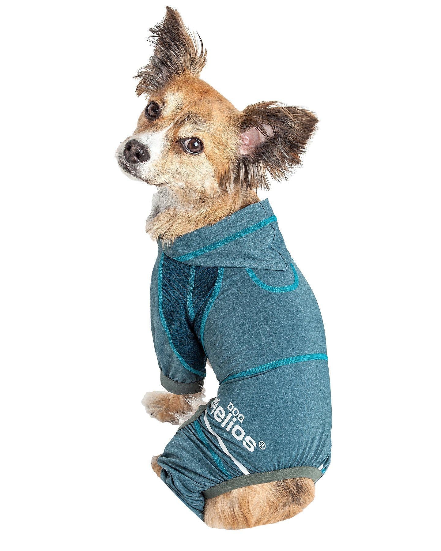 Dog Helios ® 'Namastail' Lightweight 4-Way-Stretch Yoga Performance Dog Tracksuit Hoodie - Image 9