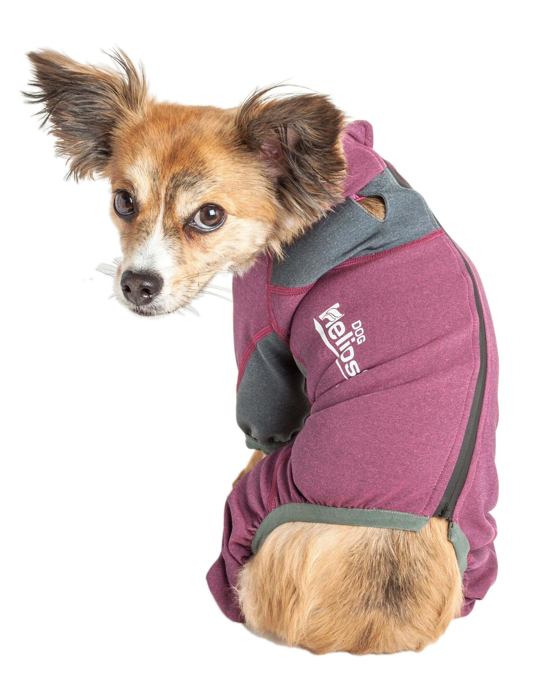 Dog Helios ® 'Rufflex' Mediumweight 4-Way-Stretch Fitness Yoga Dog Tracksuit Jacket - Image 12