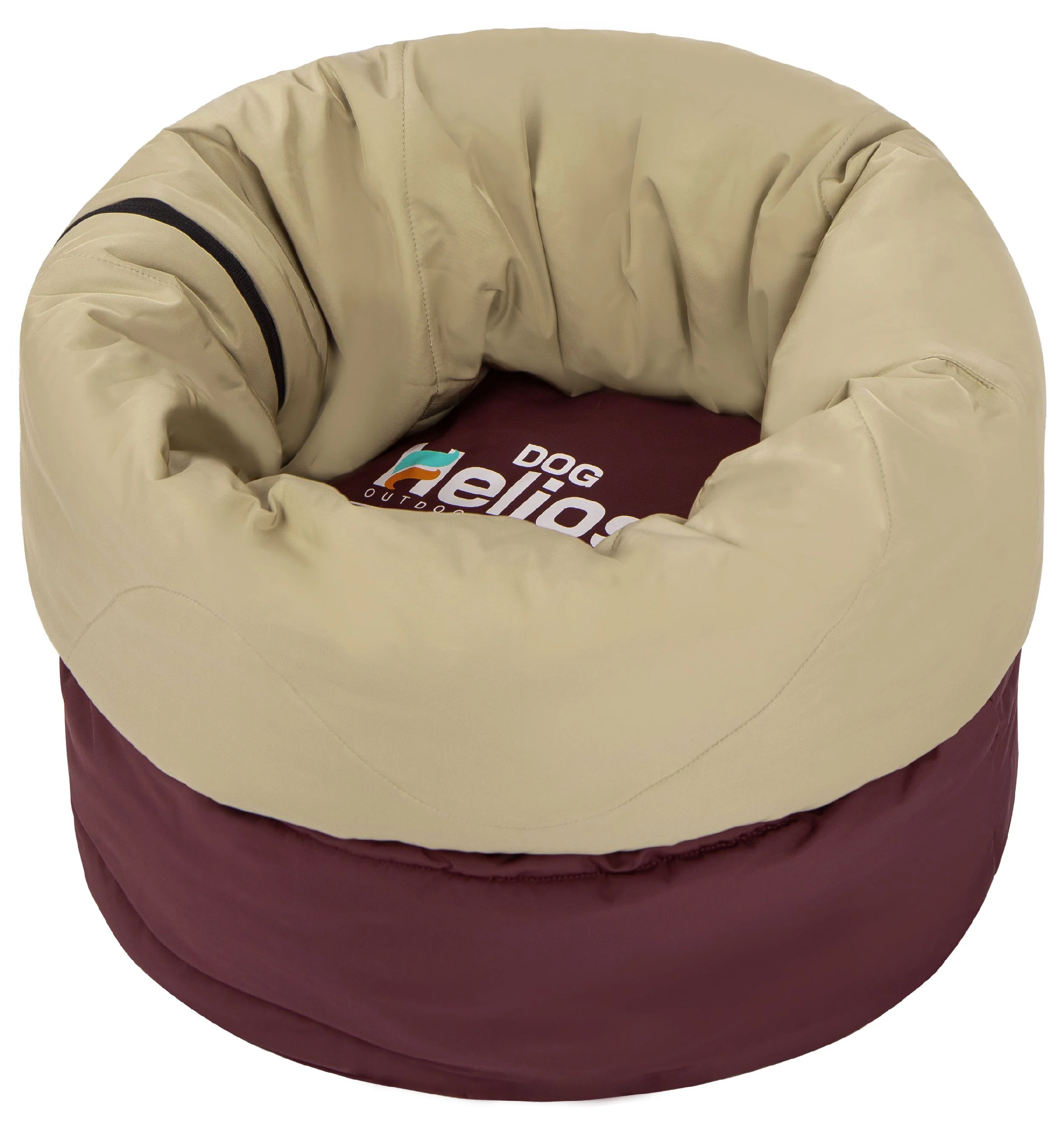 Dog Helios ® 'Switch-Back' 2-in-1 Convertable Travel Dog Mat and Rounded Camping Bed - Image 3