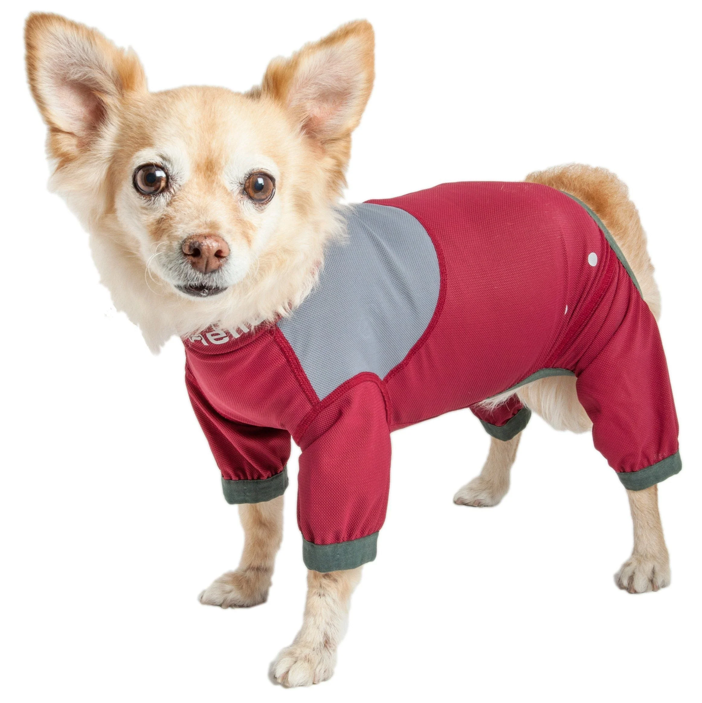 Dog Helios ® 'Tail Runner' Lightweight 4-Way-Stretch Breathable Yoga Dog Tracksuit - Image 2
