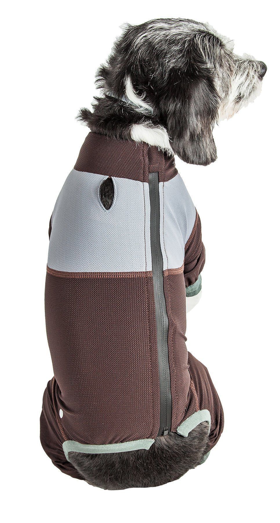 Dog Helios ® 'Tail Runner' Lightweight 4-Way-Stretch Breathable Yoga Dog Tracksuit - Image 8