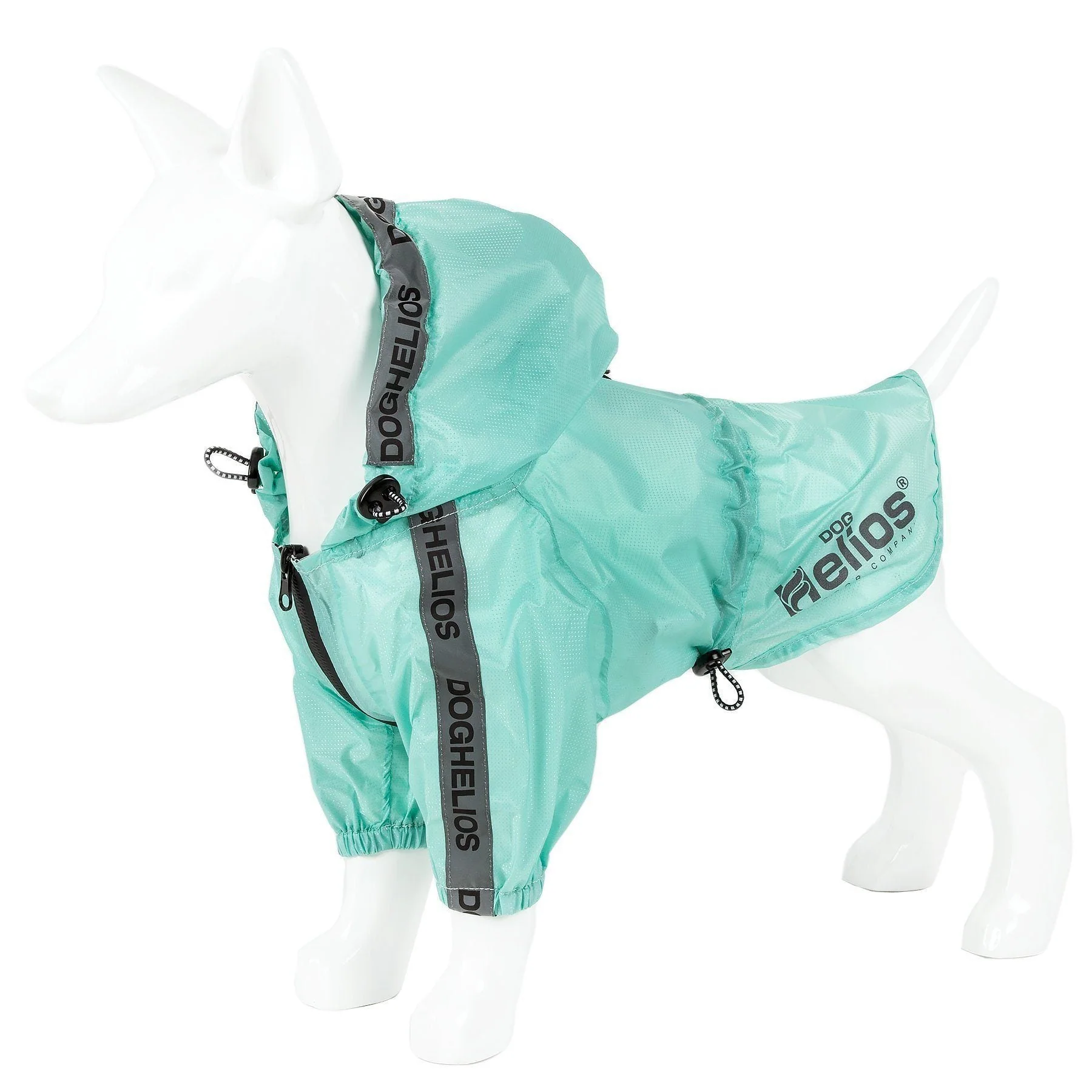 Dog Helios ® 'Torrential Shield' Adjustable and Waterproof Dog Raincoat Poncho - Image 12