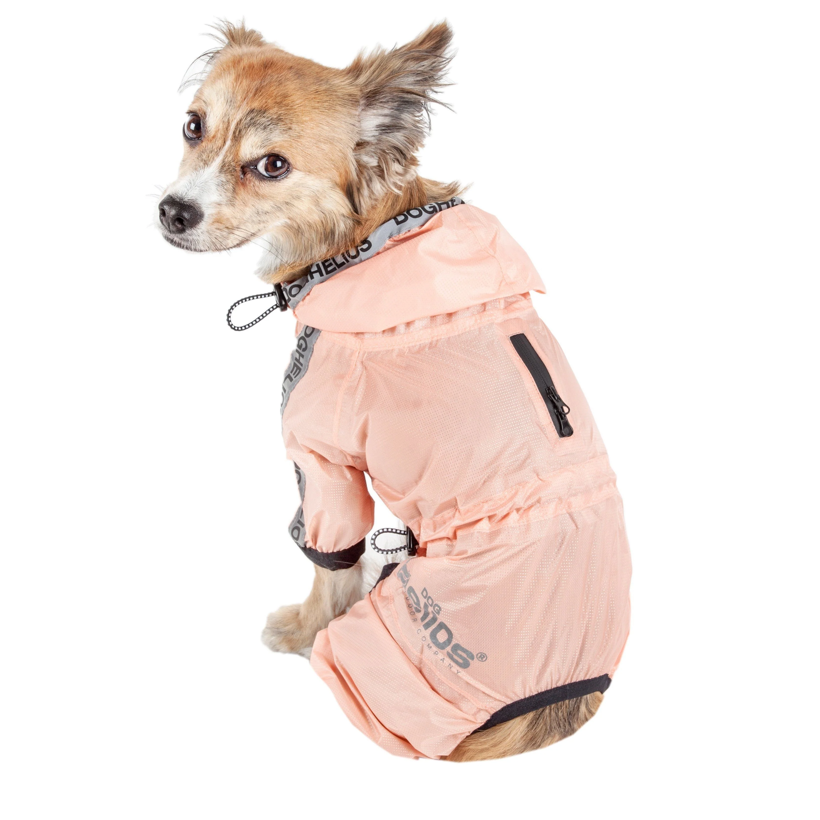 Dog Helios ® 'Torrential Shield' Waterproof and Adjustable Full Body Dog Raincoat - Image 11