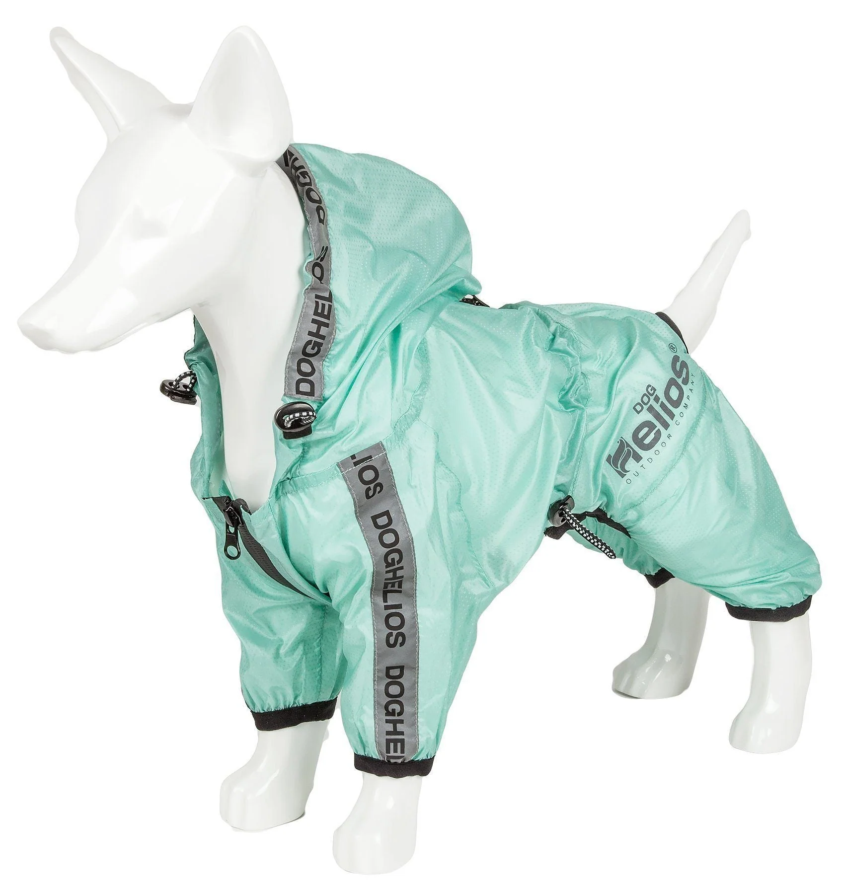 Dog Helios ® 'Torrential Shield' Waterproof and Adjustable Full Body Dog Raincoat - Image 13