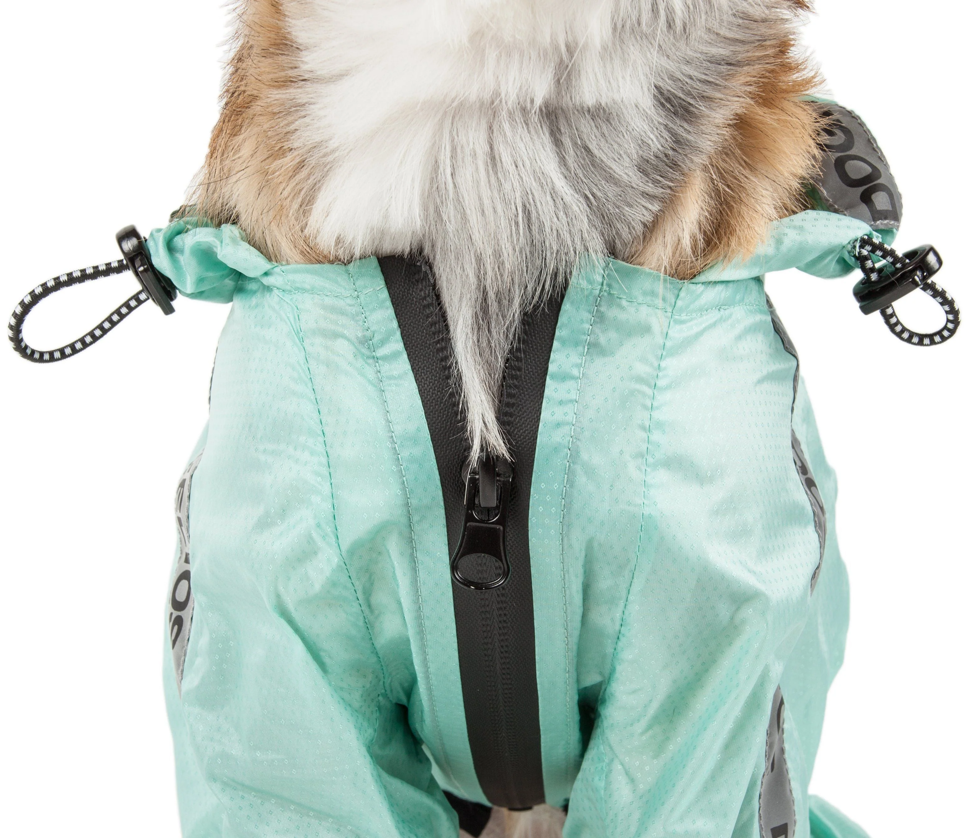 Dog Helios ® 'Torrential Shield' Waterproof and Adjustable Full Body Dog Raincoat - Image 15