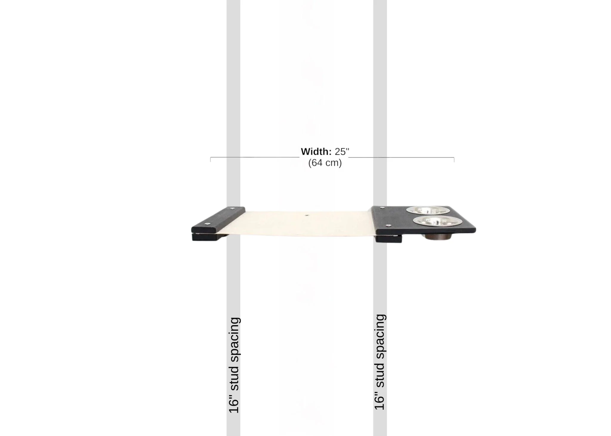 Dog Proof Cat Feeder - Wall-Mounted - Raised - Image 34