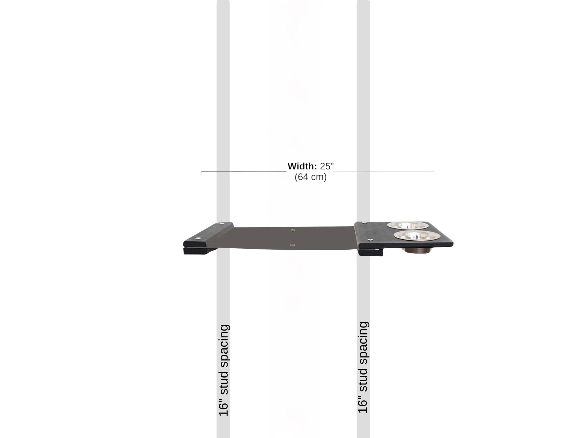 Dog Proof Cat Feeder - Wall-Mounted - Raised - Image 37