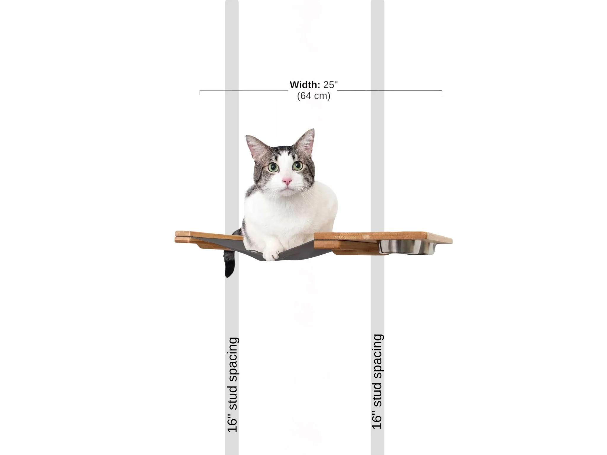Dog Proof Cat Feeder - Wall-Mounted - Raised - Image 39