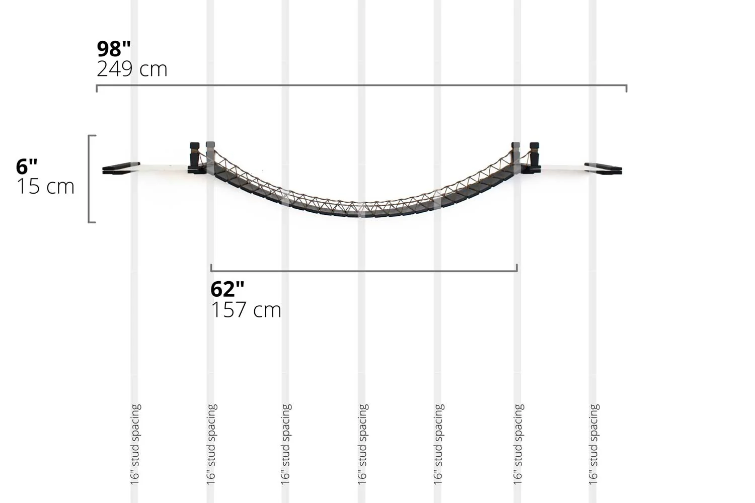 Double Cat Hammock and Climbing Bridge Combo - Image 11