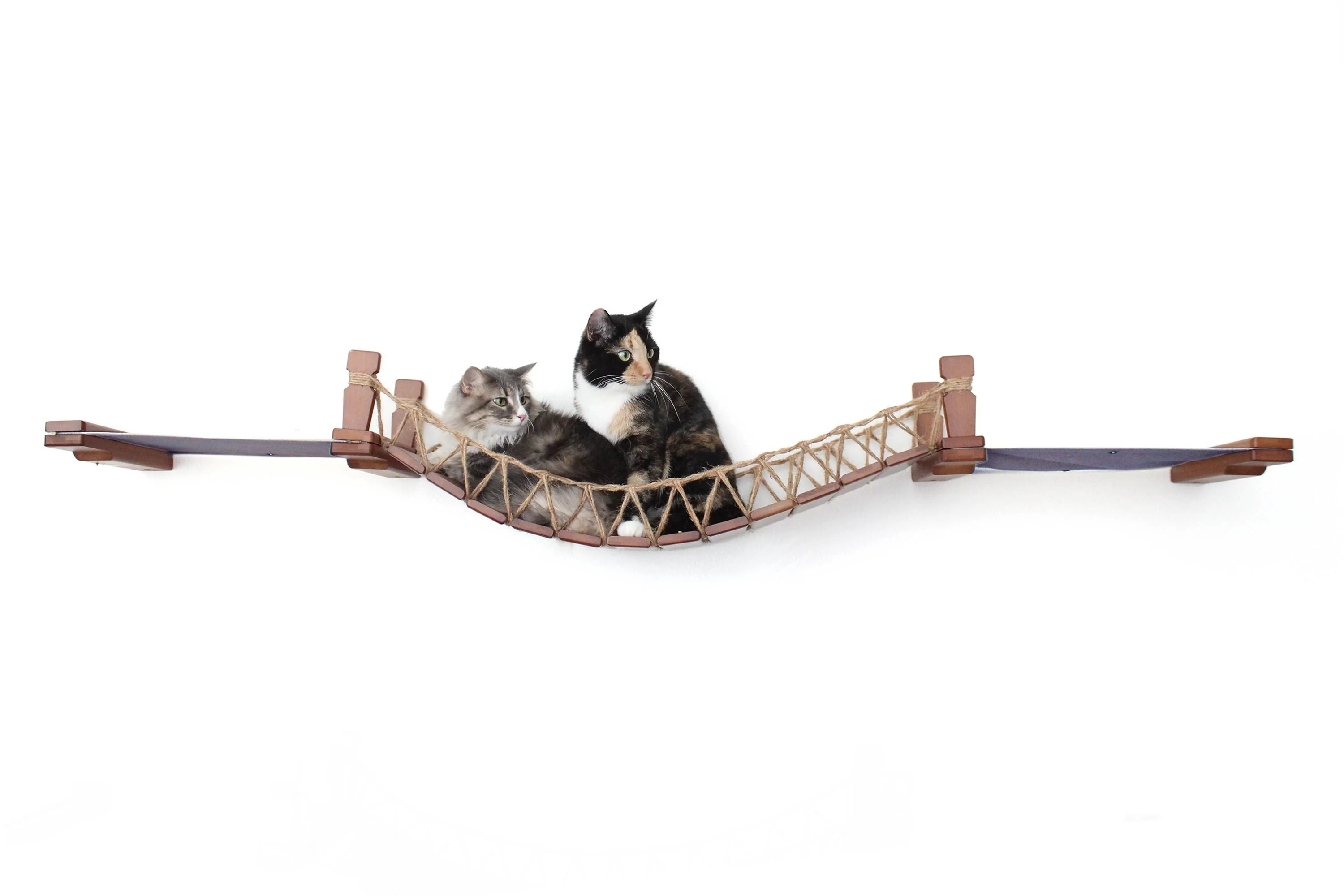 Double Cat Hammock and Climbing Bridge Combo - Image 26