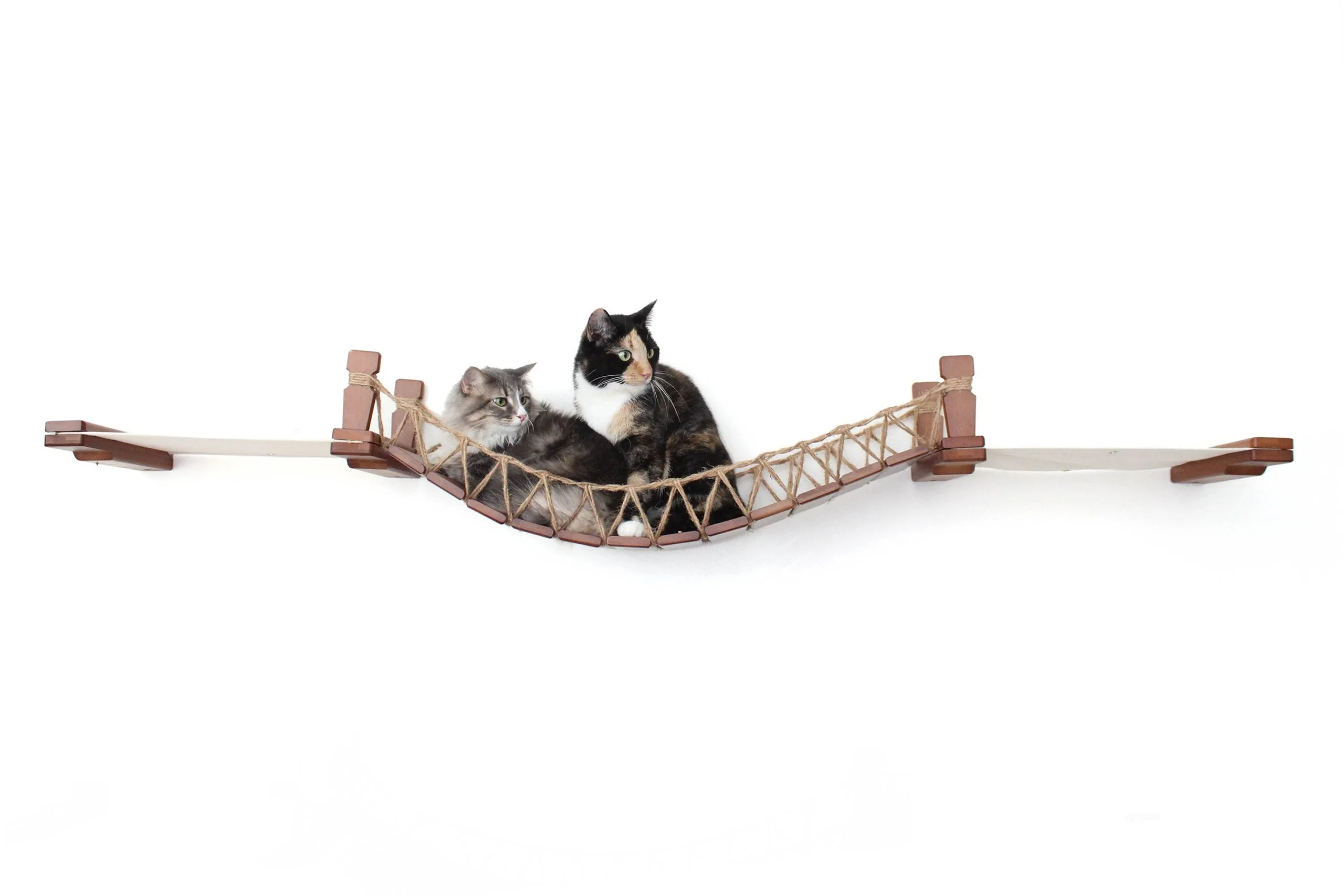 Double Cat Hammock and Climbing Bridge Combo - Image 6
