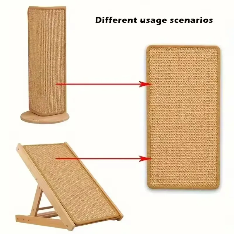 Eco-Friendly Sisal Cat Scratching Rug - Image 4