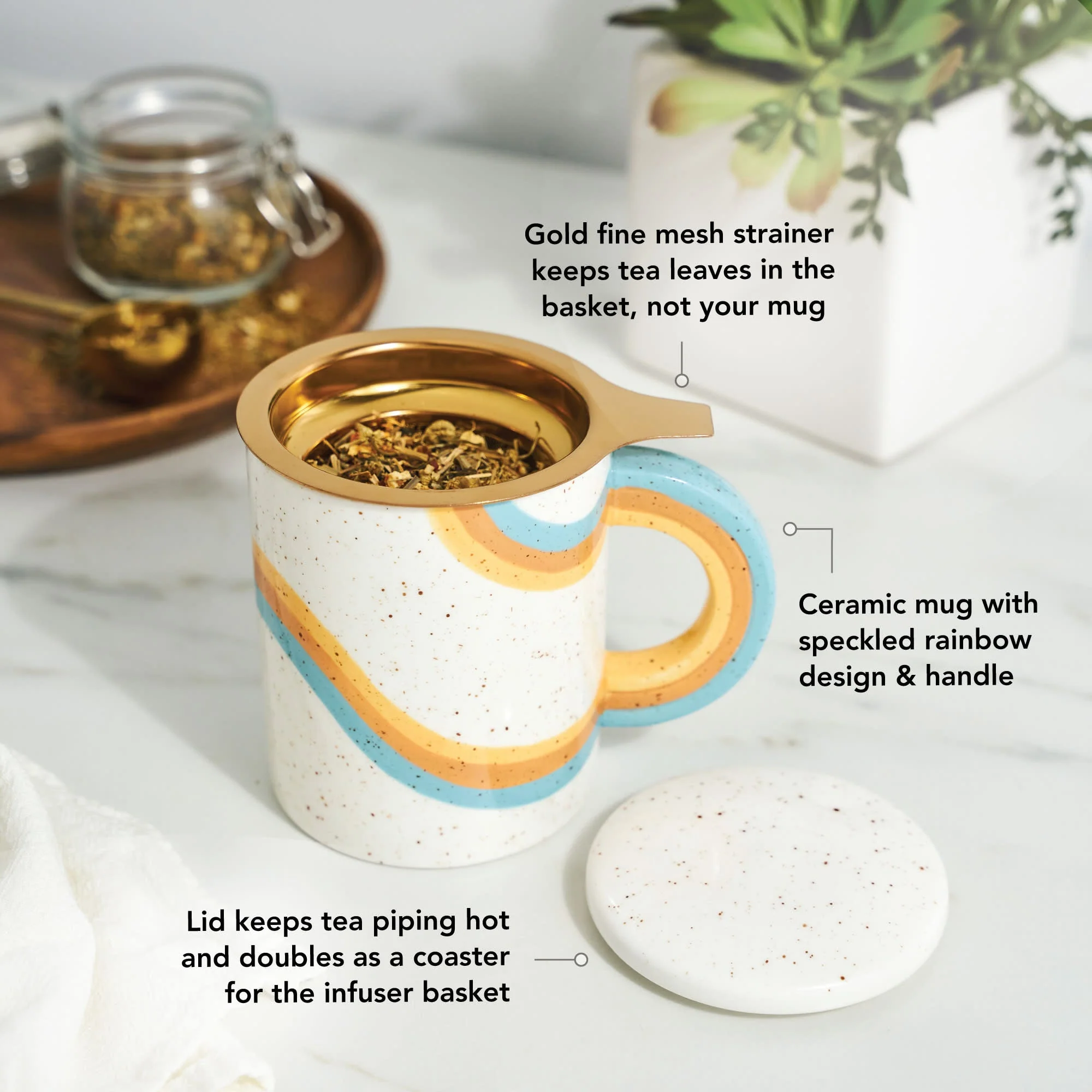 Everlee Infuser Mug with Lid - Image 5